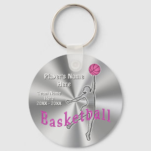 Kostbare Basketball-Teamgeschenke für Mädchen Schlüsselanhänger