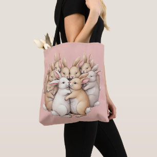Kostbare Bunnies in einer gemütlichen, pastellfarb