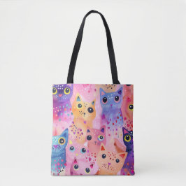 Kostbare bunte Katzentuppe | Whimsical Feline