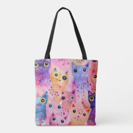 Kostbare bunte Katzentuppe | Whimsical Feline