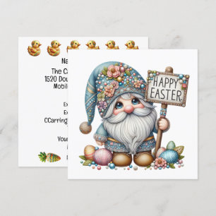 Kostbare Gnom Ostern-Themen-Einladung Einladung