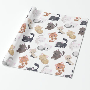 Kostbare Katzen drucken Geschenkpapier