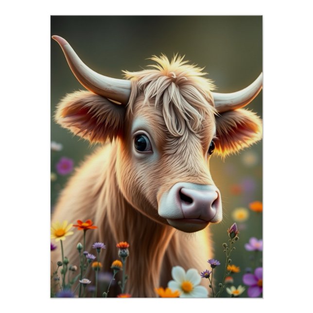 Kostbare Kuh Kunst Poster (Vorderseite)