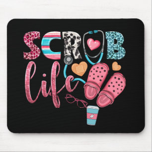 Kostbare Retro-Scrub-Lebensdauer Mousepad