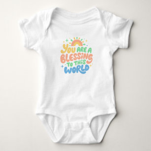 Kostbare Segensbotschaft für glückliche Kinder Baby Strampler