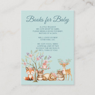 Kostbare Waldtiere Baby Shower Begleitkarte