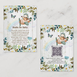 Kostbarer QR-Code für ein Baby-Gedicht Begleitkarte