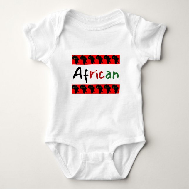 Kostbares Afrika Baby Strampler (Vorderseite)
