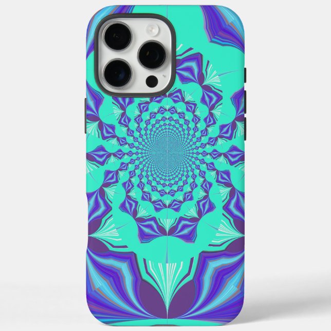 Kostbares Blau Case-Mate iPhone Hülle (Rückseite)