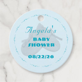 Kostbares Bündel Junge Baby Shower Geschenkanhänger