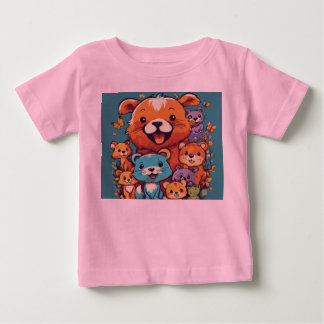 Kostbares Spielzeug für Kinder Tierdesign Baby T-shirt
