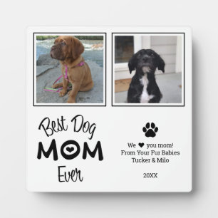 Kostbarste beste Hundemutter 2 Fotoplakette Fotoplatte