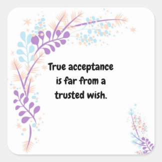 Kostenaufkleber Quadratischer Aufkleber