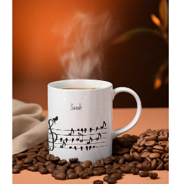 Kostenfrei als Vogel anpassbar Zweifarbige Tasse