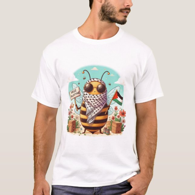 KOSTENFREIER PALESTINE-T - Shirt (Vorderseite)