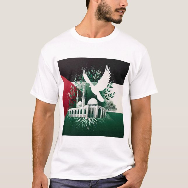 KOSTENFREIER PALESTINE-T - Shirt (Vorderseite)