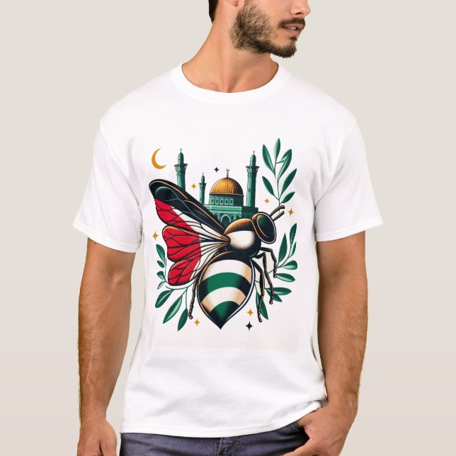 KOSTENFREIER PALESTINE-T - Shirt (Vorderseite)