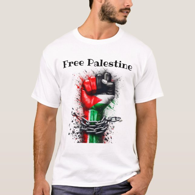KOSTENFREIER PALESTINE-T - Shirt (Vorderseite)