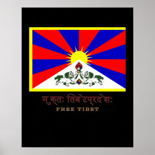 KOSTENFREIER TIBET POSTER