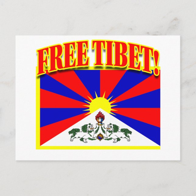 KOSTENFREIER TIBET POSTKARTE (Vorderseite)
