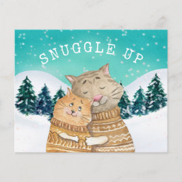 Kostengünstige Katzen schnuppern Schneeschlittenka