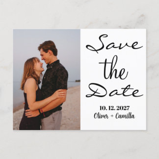 Kostengünstige Save the Date Hochzeitseinladungen Ankündigungspostkarte