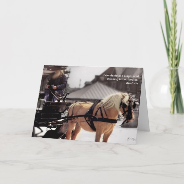 Kostenkarte für treue Freunde Karte (Vorderseite)