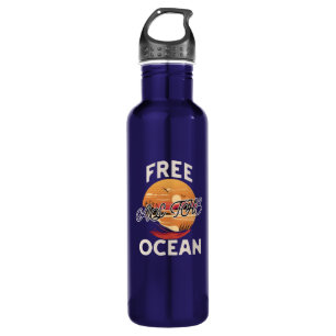 Kostenlos als Ozean - inspirierendes Strandangebot Edelstahlflasche