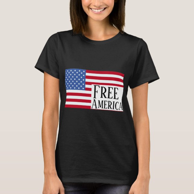 Kostenlos Amerika T-Shirt (Vorderseite)