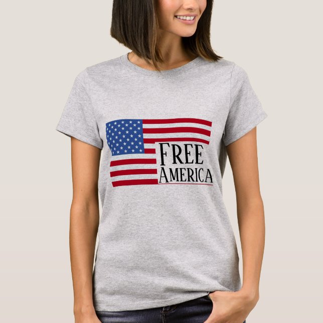 Kostenlos Amerika T-Shirt (Vorderseite)