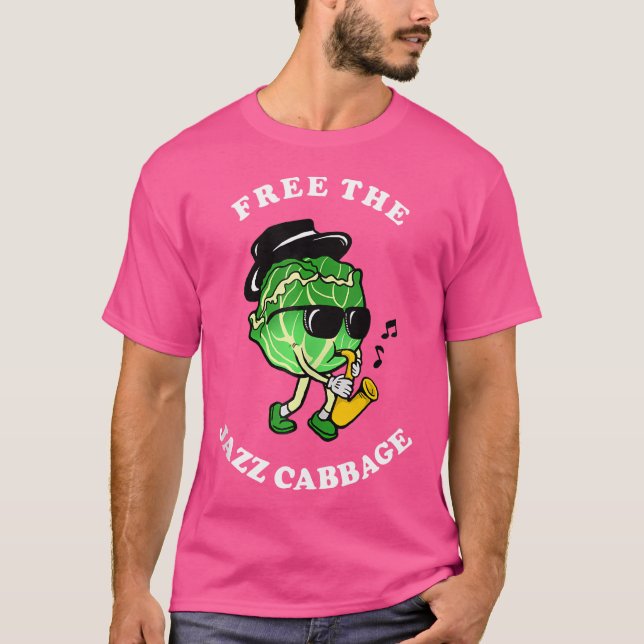 Kostenlos Jazz Cabbage - Jazz Cabbage Meme T-Shirt (Vorderseite)