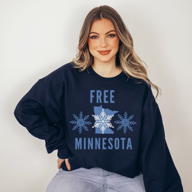 Kostenlos Minnesota Anti-ICE-Protest  Sweatshirt (Von Creator hochgeladen)