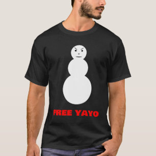 KOSTENLOS YAYO - Wütender Schneemann T-Shirt
