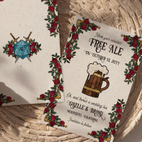 Kostenlose Ale Rote Rosen RPG-Themenhochzeit