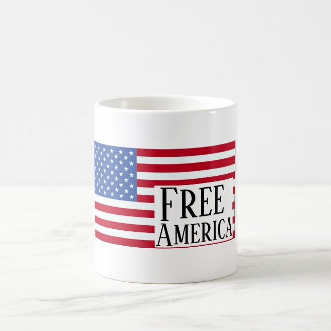 Kostenlose Amerika Kaffeetasse (Mittel)