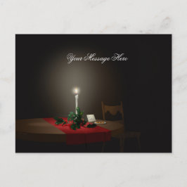 Kostenlose Cookies - weiße Weihnachts-Postkarte Feiertagspostkarte