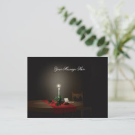 Kostenlose Cookies - weiße Weihnachts-Postkarte Feiertagspostkarte