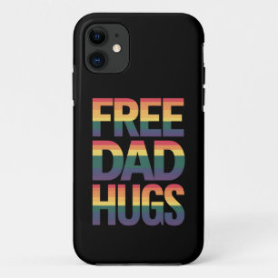Kostenlose Dad-Hugs LGBTQ Gay Pride Month stolzer  Case-Mate iPhone Hülle