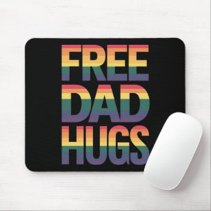 Kostenlose Dad-Hugs LGBTQ Gay Pride Month stolzer  Mousepad