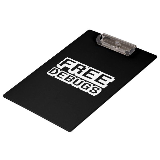 KOSTENLOSE DEBUGS KLEMMBRETT (Schrägansicht)