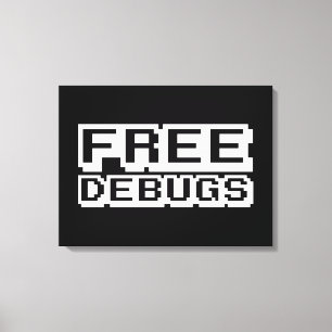 KOSTENLOSE DEBUGS LEINWANDDRUCK