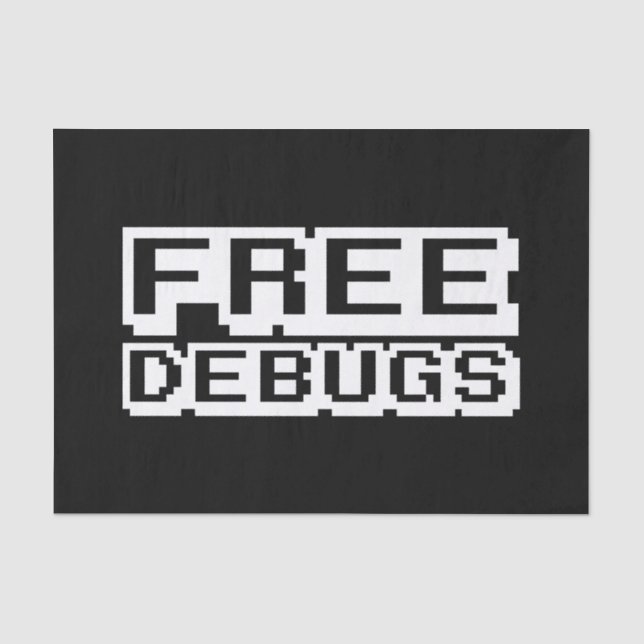 KOSTENLOSE DEBUGS SEIDENPAPIER (Vorderseite)