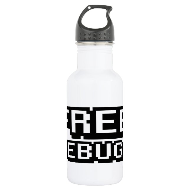 KOSTENLOSE DEBUGS TRINKFLASCHE (Vorderseite)
