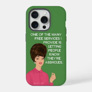 Kostenlose Dienstleistungen. iPhone 15 Pro Hülle