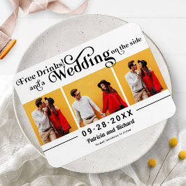 Kostenlose Getränke Hochzeiten sparen das 3. Foto  Magnet
