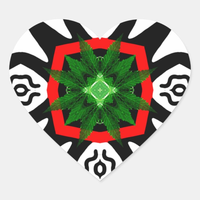 Kostenlose Herb_ Herz-Aufkleber (Vorderseite)