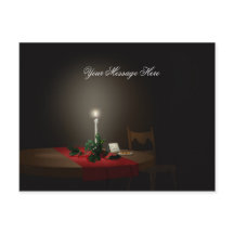 Kostenlose Kekse - Weihnachtspostkarte leer