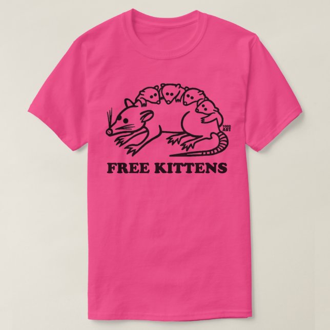 KOSTENLOSE KITTENS T-Shirt (Design vorne)