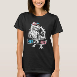 Kostenlose Mama Hugs Mamasaurus Dino Rex Transgend T-Shirt