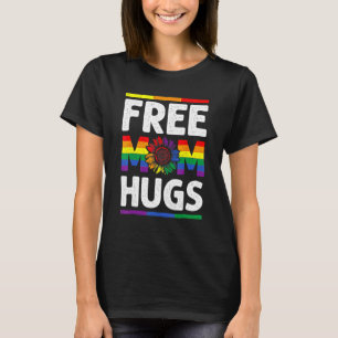 Kostenlose Mama Umarmungen LGBT Stolz Leopard Sonn T-Shirt